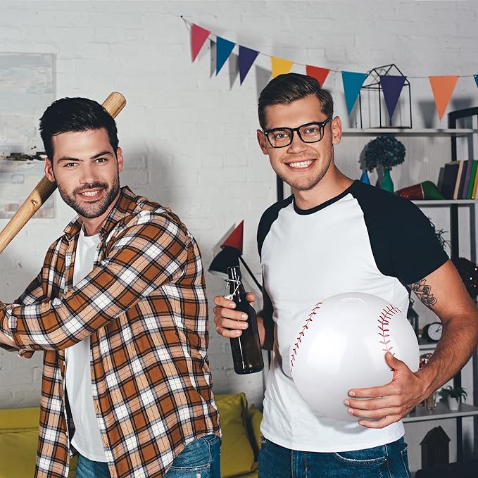 Fovths 12 Pieces Inflatable Beach Balls 11 Inch Blow Up Party Supplies Swimming Pool Toys for Summer Water Games Birthday Sports Theme Party Favors