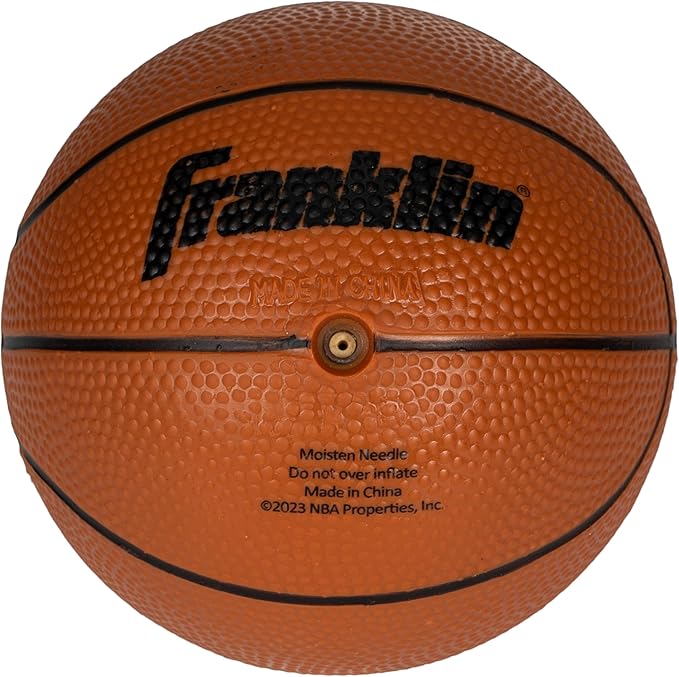 Franklin Sports NBA Team Over the Door Basketball Hoops - Kids Indoor Mini Basketball Hoop + Ball Set - NBA Fan Mini Hoops