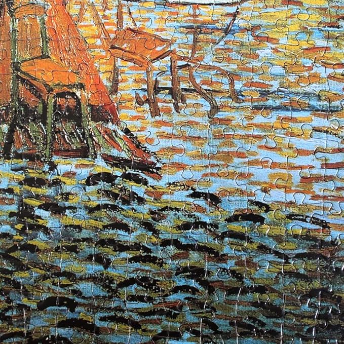 Moruska Cafe Terrace at Night by Vincent Van Gogh Jigsaw Puzzle 1000 Piece Art Puzzles for Adults