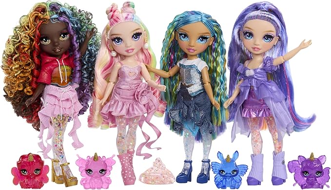 Rainbow High Rainbow Shimmers with Slime – Iris, 11” Fashion Doll, Create a Rainbow Doll, Slime Kit, Kids Gift 4+