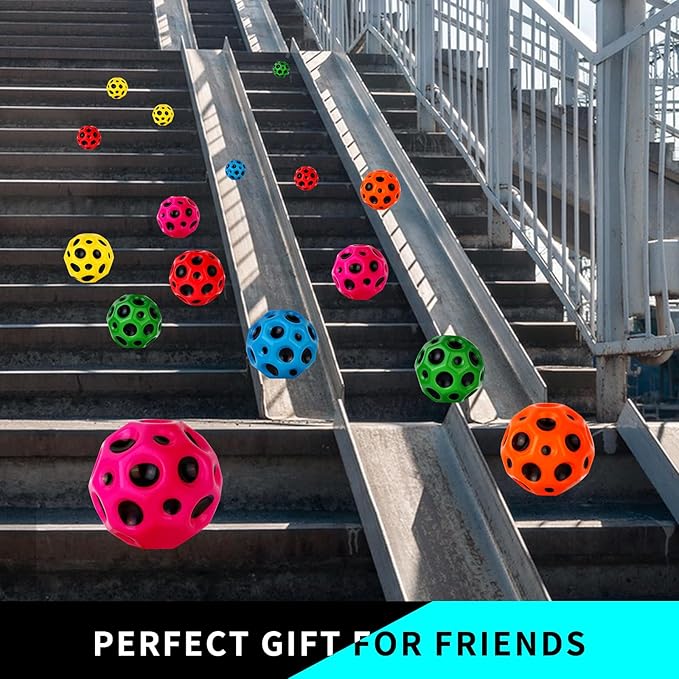 Super Bouncing Ball,Children's Super Hot, Easy to Grasp and Capture Suitable for Children of All Ages, Indoor and Outdoor Games