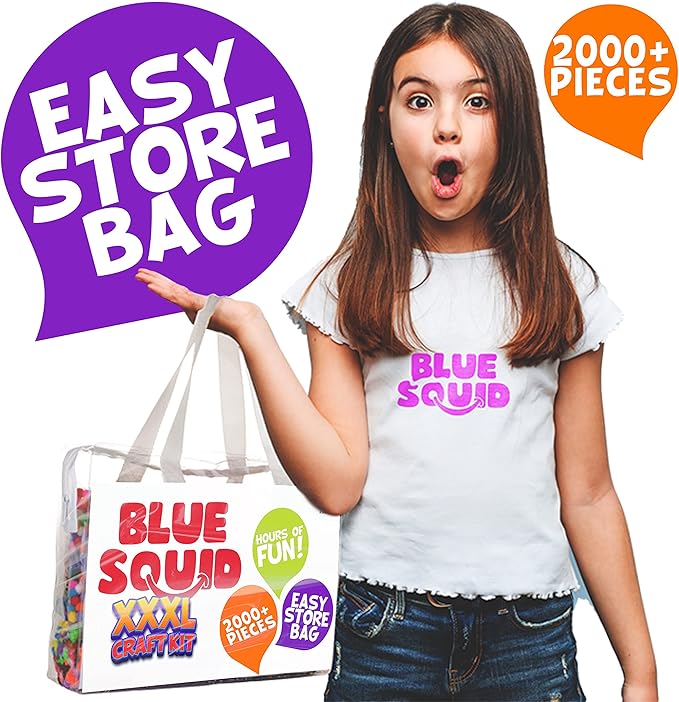 Arts & Crafts Kit for Kids - Special Bundle, Deluxe Craft Chest & XXXL Craft Bag - 5000+ Pieces