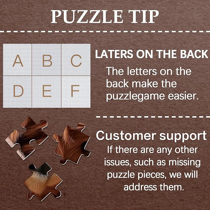 Cute Highland Cow Flower Puzzles for Adults 1000 Pieces, Funny Alpine Cattle Animal Jigsaw Puzzle, Impossible Difficult Art Puzzles