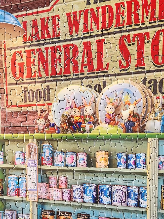 Springbok Lake Windermere General Store 1000 Piece Jigsaw Puzzle for Adults - Unique Cut Pieces - Made in USA