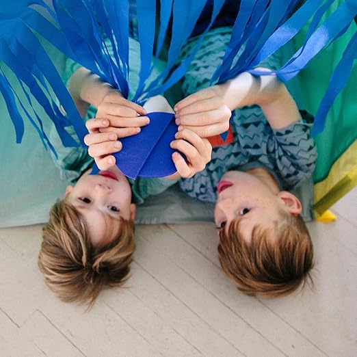 Pacific Play Tents 95200 Kids Super Sensory 9-Foot D Style Institutional Crawl Play Tunnel, 9' x 30" x 30", Multicolored
