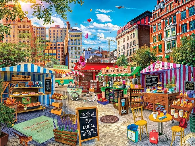 Masterpieces 70's Blockbusters 300 Piece Jigsaw Puzzle - Large Piece Puzzle for Adults