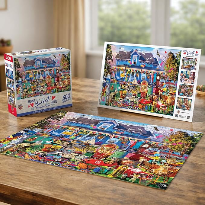 Masterpieces 500 Piece Jigsaw Puzzle for Adults, Family, Or Kids - Bargain Bliss - 15"x21"