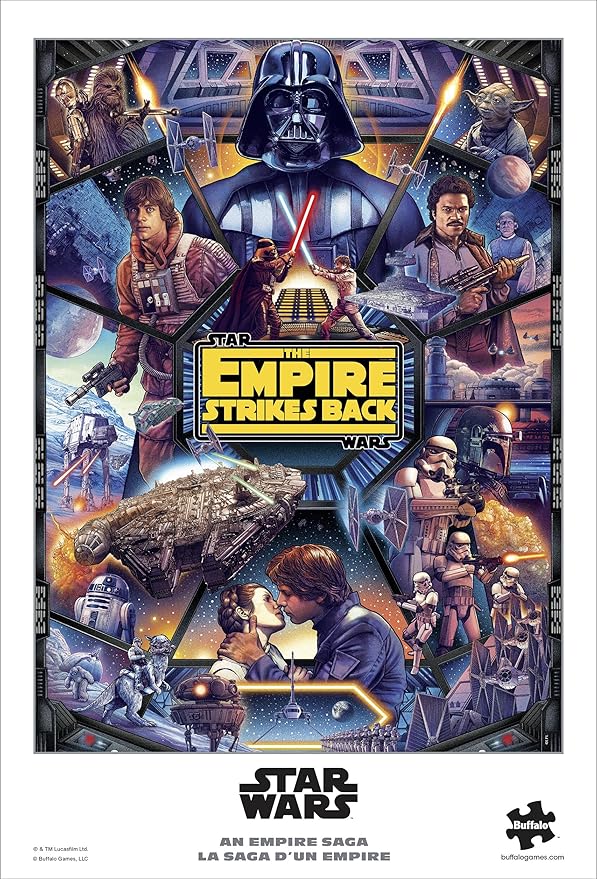 Buffalo Games – Star Wars an Empire Saga™ - 1000 Piece Jigsaw Puzzle - Colorful Puzzle for Adults – Precision-Cut Pieces, Beautiful Artwork