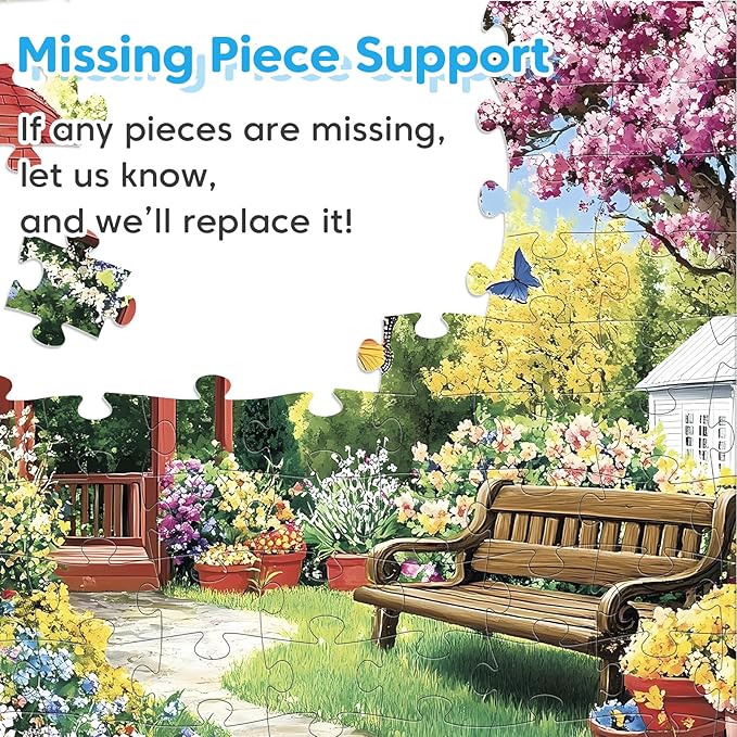 4 Pack 100 Piece Puzzles for Seniors, Four Seasons Jigsaw Puzzles for Elderly Large Piece Puzzle for Adults & Kids Ages 4-6 6-8 8-10, Easy Beginner Puzzle Family Educational Toy Gift
