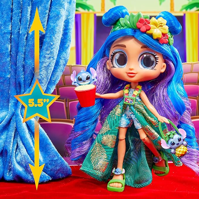 Disney Doorables ADOORBS Deluxe Stitch Superfan Doll, 2 Exclusive Figures, Movie Premiere, UNbox 10 Mini Accessories, Toy Gift for Collectors, Fans, Tweens, Girls & Kids 5 and Up by Just Play