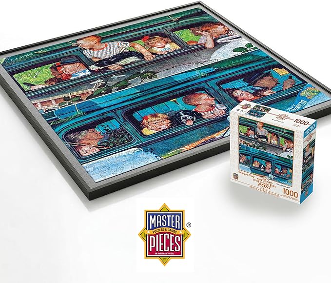 MasterPieces 1000 Piece Jigsaw Puzzle for Adults, Family, Or Youth - Coming and Going - 25"x25"