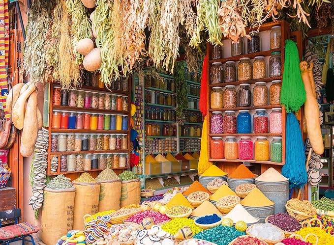 Ravensburger Colorful Spices, Morocco 500 Piece Puzzle for Adults