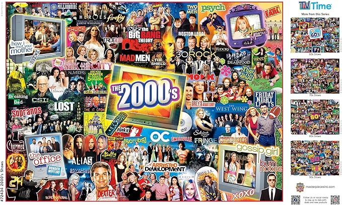 MasterPieces 1000 Piece Jigsaw Puzzle for Adults and Family - 2000's Television Shows - 19.25"x26.75"