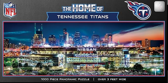 MasterPieces Tennessee Titans NFL 1000pc Panoramic Puzzle - Stadium