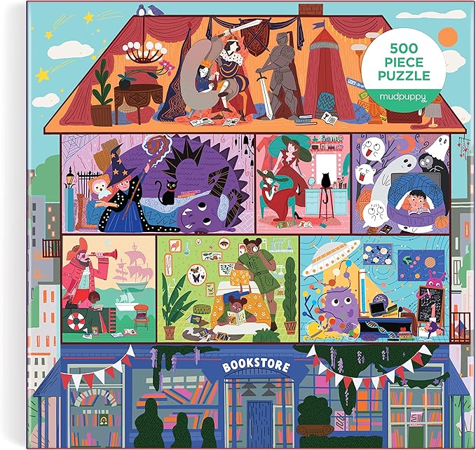 Mudpuppy The Magic of Stories 500 Piece Family Puzzle
