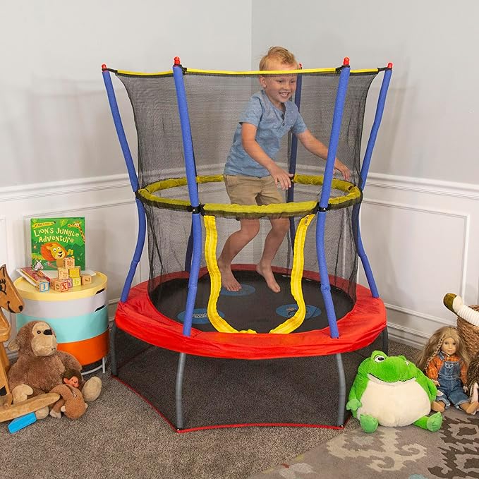 Mini Trampoline with Enclosure Net