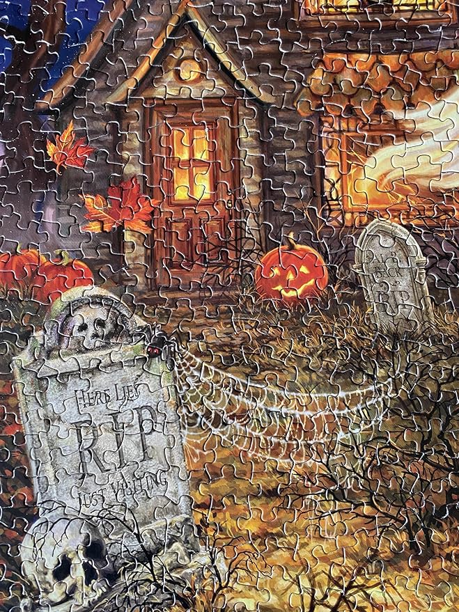 Springbok Halloween Haunted House - 1000 Piece Jigsaw Puzzle for Adults - Made in USA