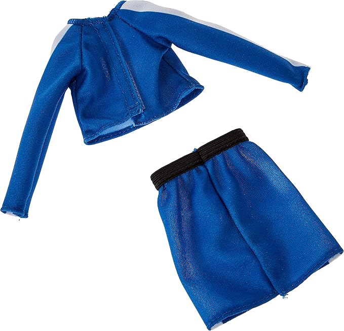 Barbie Clothes: Puma Branded Outfit Doll with 2 Accessories, Skirt Set
