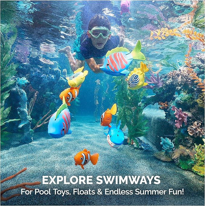 SwimWays Disney’s Finding Dory Mr. Ray’s Dive and Catch Game, Water Toy, Outdoor Toys, Pool Party Favors & Bath Toys for Kids Ages 5 & Up