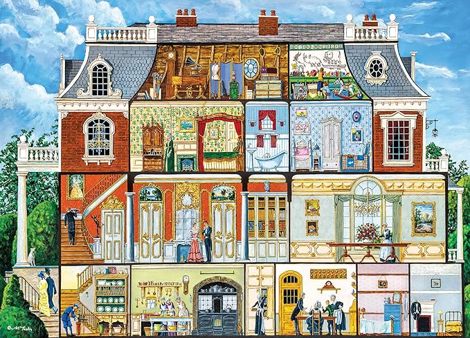 Masterpieces 300 Piece Jigsaw Puzzle for Adults and Families - Walden Manor House - 19.25"x26.63"