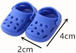 5 Pairs of Doll Shoes Suitable for 17cm Dolls, 5 Colors Suitable for Different Clothing Styles, 17cm Doll Accessories (5 pcs B)