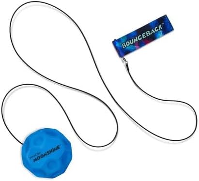 Waboba Bounceback Moonshine Assorted Colors Hyper Bouncy Balls that Light Up on Bounce, Fun Toys for Kids, Teenagers, Adults, Boys and Girls - Colors May Vary