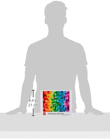 LEGO Rainbow Bricks 1000 Piece Jigsaw Puzzle