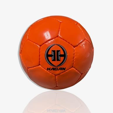 Hagan Hockey Mini Soccer Set – Complete Portable Field Game for Kids Boys Youth Adults, Includes 1 Durable Net, 1 Mini Soccer Ball, Carry Bag, and 4 Ground Pegs for Secure Outdoor Play