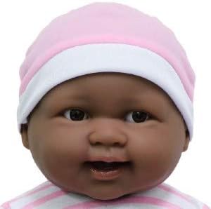 JC Toys ‘Lots to Cuddle Babies’ African American 20-Inch Purple Soft Body Baby Doll and Accessories Designed by Berenguer