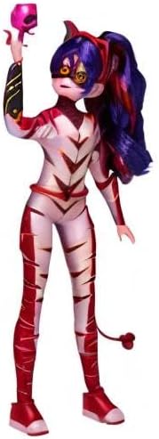 Miraculous Ladybug and Cat Noir Toys Fashion Doll | Articulated 26cm Doll with Accessories Kwami | Purple Tigress Figurine | Bandai Dolls