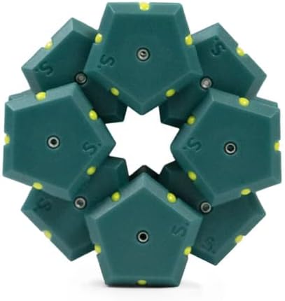 Speks Geode Magnetic Fidget Toy | Sensory Desk Toy for Adults & Teens 14+ | Stress Relief Gift | Sphere, Monstera