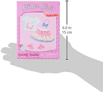 Glitter Girls – 14-Inch Doll Clothes – Poodle Cuddles Fashion Outfit with Hair Bow – 3+ Years– Children’s Toys