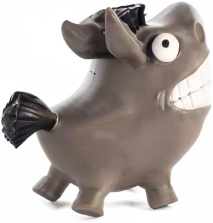 Hog Wild Scream-O Screaming Donkey Toy - Squeeze Donkey's Cheeks and It Makes a Hilarious Screaming Sound - Batteries Included - Funny Desk Toy, Prank, Novelty, Gag Gift for Kids, Adults, Easter