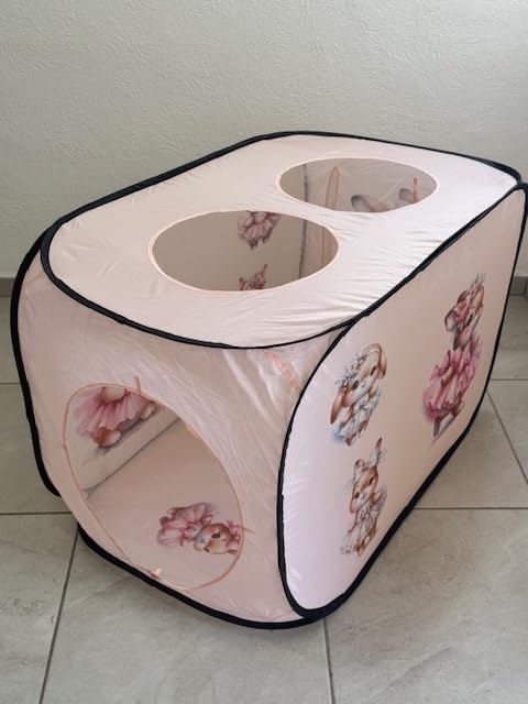 Pop Up Kids Play Tent – Foldable Playhouse for Boys, Girls, Toddlers & Babies with Carry Bag, 44 X 27'' Polyester, See-Through Breathable Mesh, Ideal for Birthday Gift, Kids Tent Indoor Outdoor