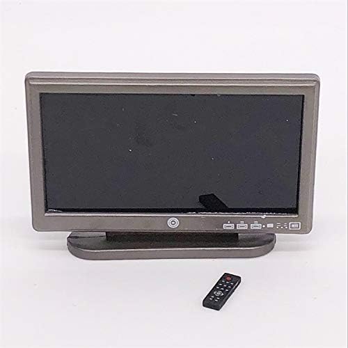 Doll House TV, 1:12 Scale Dollhouse Accessories Miniature Furniture Decor Model, Play Toy (TV)