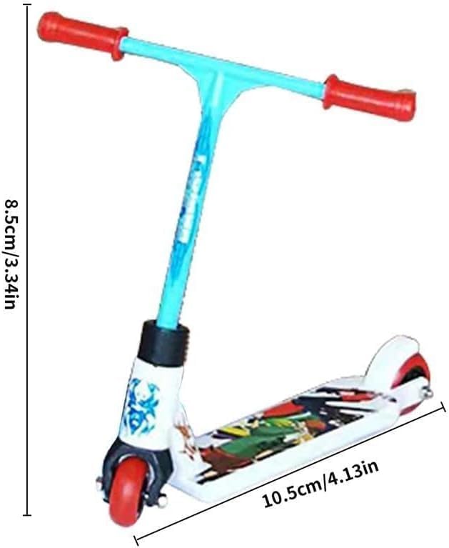 1PC Mini Finger Scooter Two Wheel Scooter Children's Finger Training Toys Mini Finger Skateboards Finger Toys Tech Deck Skatepark,Novelty Toys and Amusements (red Random)