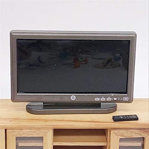 Doll House TV, 1:12 Scale Dollhouse Accessories Miniature Furniture Decor Model, Play Toy (TV)