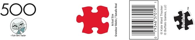 Buffalo Games - Kate Ward Thacker - All American Collage - 500 Piece Jigsaw Puzzle Colorful Puzzle for Adults – Precision-Cut Pieces, Beautiful Artwork, and Hours of Relaxing Fun