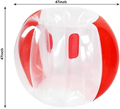 XBEN Inflatable Bumper Balls (2-Pack) – 47" Giant Human Hamster Ball for Kids & Adults – Durable PVC, Safe Outdoor Play – Team Games, Pool Parties, Backyard Fun – Great Gift Idea