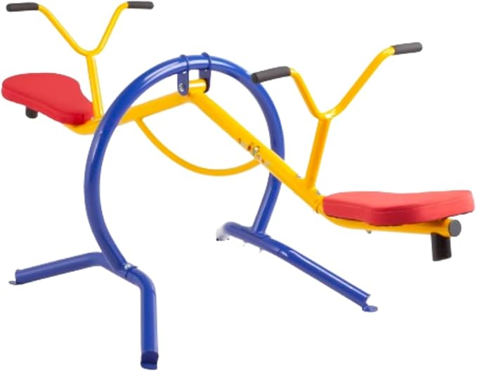 gym dandy Teeter-Totter Home Seesaw Playground Set TT-210, Multi Colored, 37.00 x 31.00 x 85.50 inches