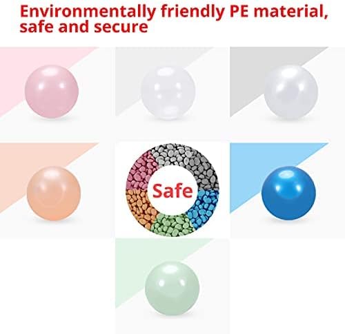 STARBOLO Ball Pit Balls for Toddlers Phthalate Free BPA Free Non-Toxic Crush Proof Play Balls for Toddlers Kids Pool Playhouse Pack of 100 200 500