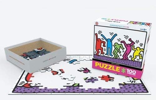 EuroGraphics Dancing by Keith Haring 100-Piece Puzzle