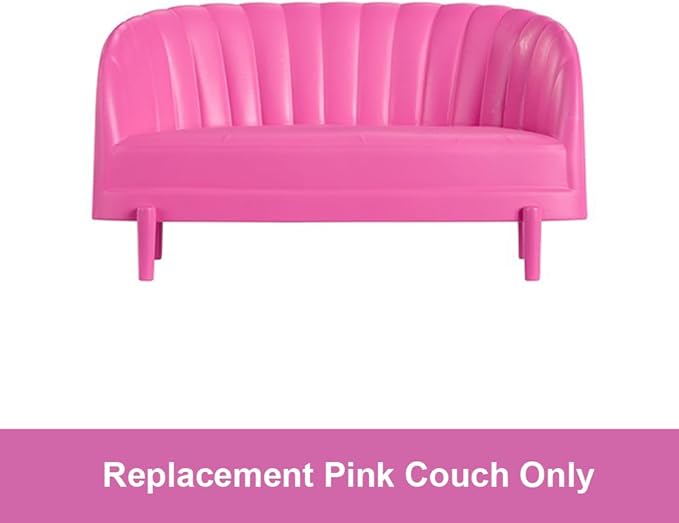 Replacement Part for Barbie Doll Dreamhouse Doll House Playset HMX10 - Replacement Pink Couch