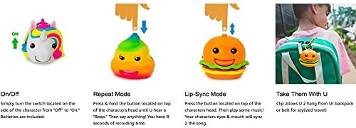 Monkey Repeating Talk-Back Toy That Records & Repeats and Lip-syncs to Music! (Styles May Vary) by Cepia