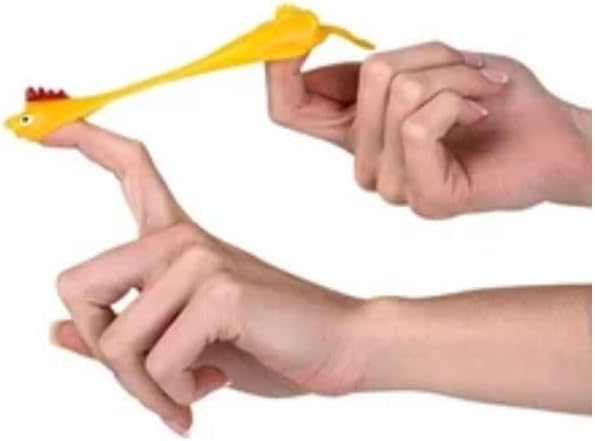 Chicken Flings Slingshot | 2 Pack on Blister Card | 4.33 Inch Farm Theme Slingshot Toys