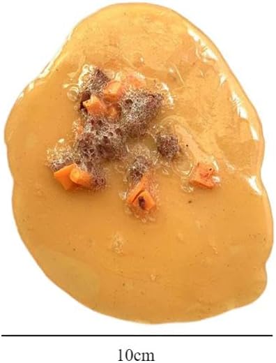 4X Fake Vomit Toys, Fake Puke Toys, Throw Up Novelty Puke for Pub Bar Halloween April Fools' Day