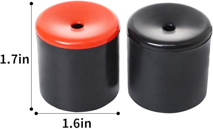 4 PCS Novelty Squeeze Pooter Break Machine Funny Prank Breaking Noise Maker Handle Kids Adult Gags Practical Joke Party Gift Breaking Toy (2 Black & 2 RED)