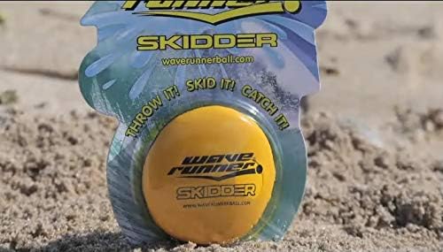 Wave Runner Water Bouncing Frisbee- Disc That Bounces, Skids, and Skips On Water | The Perfect Beach and Pool Toy (Color May Vary)