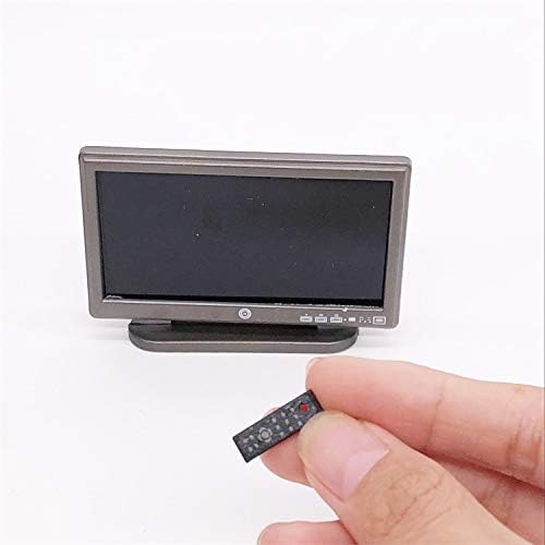Doll House TV, 1:12 Scale Dollhouse Accessories Miniature Furniture Decor Model, Play Toy (TV)