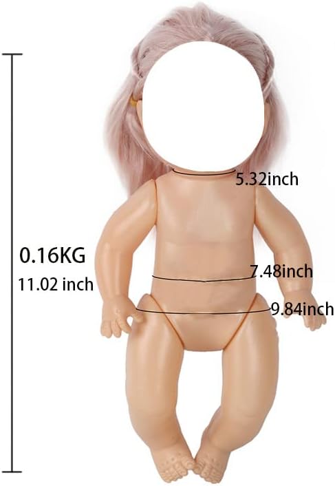 6 Sets Girl Baby Doll Clothes Dress Outfits Accessories for 10 -12 Inch Baby Girl Doll